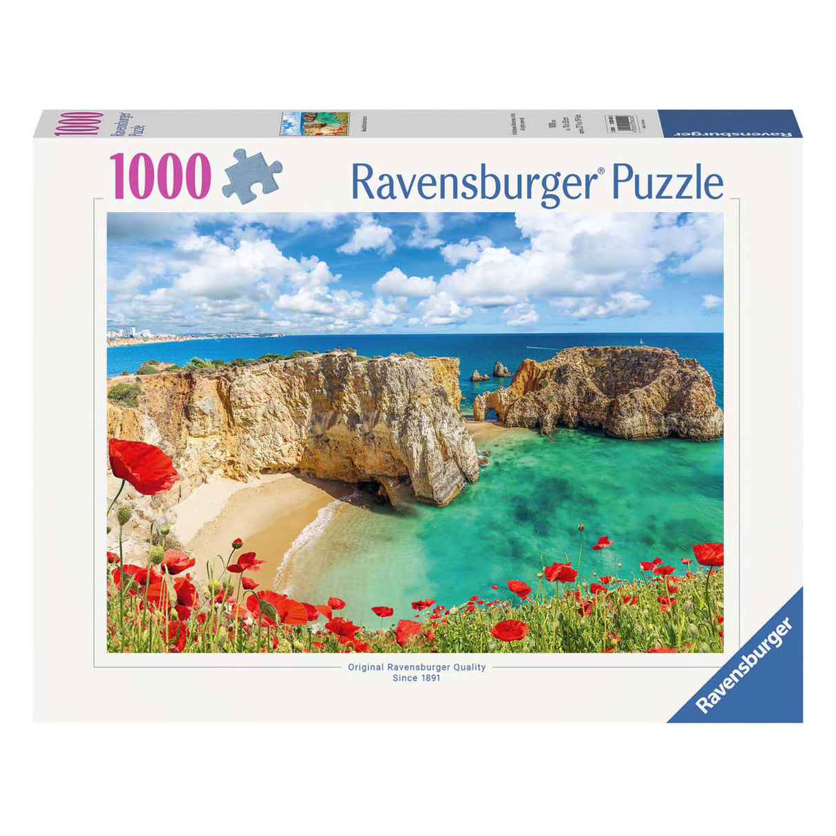 Ravensburger Jigsaw Puzzle Poppies w Algarve Portugalia, 1000st.