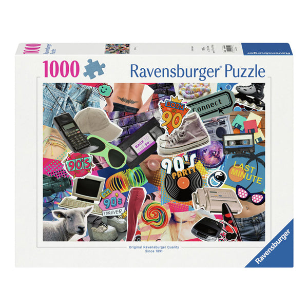 RAVENSBURGER JIGSAW puzzle negli anni '90, 1000st.