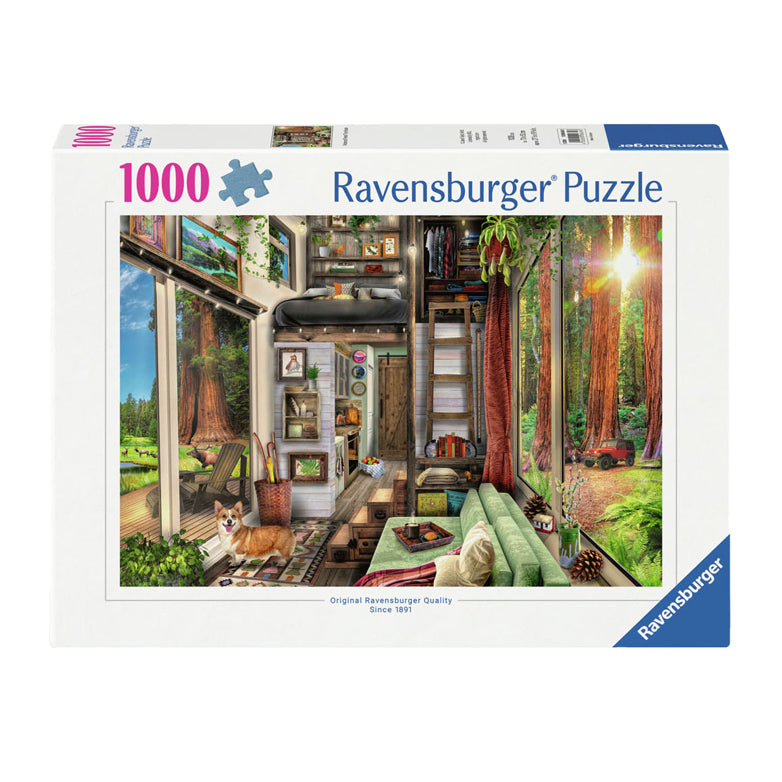 Ravensburger Puzzinskin ganz klengt Haus ze rangelbunn, 1000st.