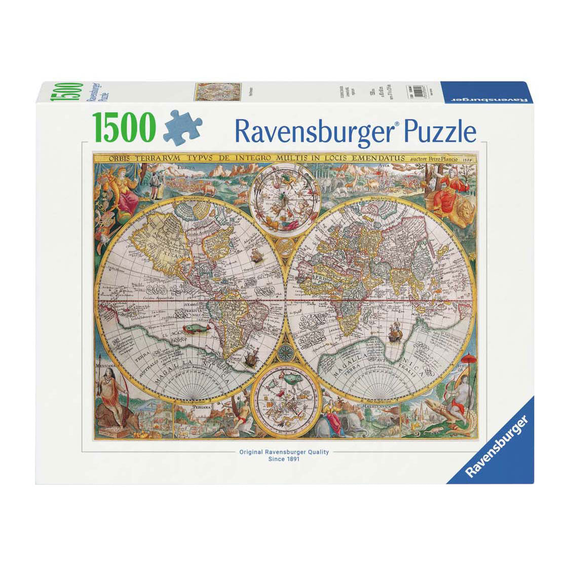 Ravensburger Jigsaw Puzzle World Map 1594, 1500st.