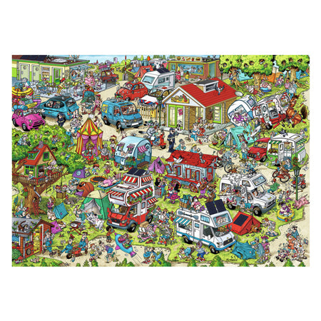 Ravensburger Jigsaw Puzzle Holiday Resort 1: Le camping, 1000st.