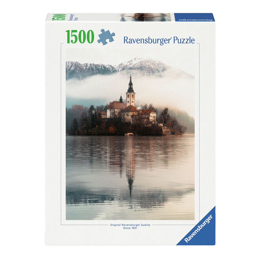 Ravensburger Jigsaw Puzzle l'île de Wishes Bled Slovénie, 1500e.