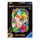 Ravensburger drewniana puzzle puzzli piękne ptaki, 300st.