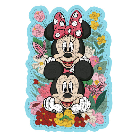 RAVENSBURGER WOODEN JIGSAW PUZZLE MICKEY MONDE MINNIE MONDE, 300ST.