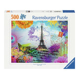 Ravensburger jigsaw puzzle Postkarte Aus Paris, 500st.