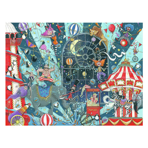 Ravensburger jigsaw puzzle Willkommen Beim Zirkus, 1000st.