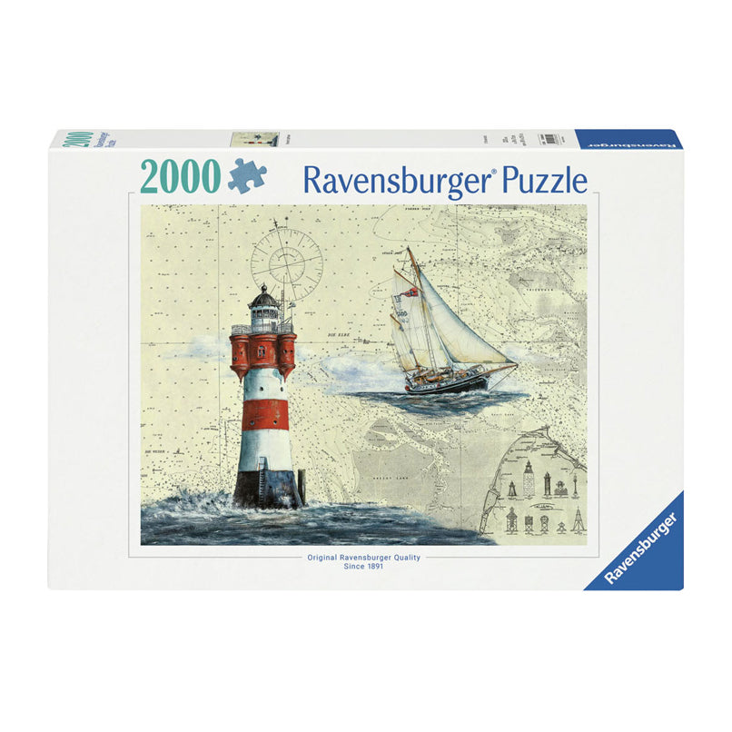 RAVENSBURGER JIGSAW puzzle più romantico Leuchtturm, 2000st.