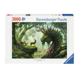 Ravensburger jigsaw puzzle of the Walddrache Eracht, 3000st.