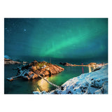 Ravensburger Jigsaw Puzzle Nordlicher Ub.Bergsfjord, 500st.