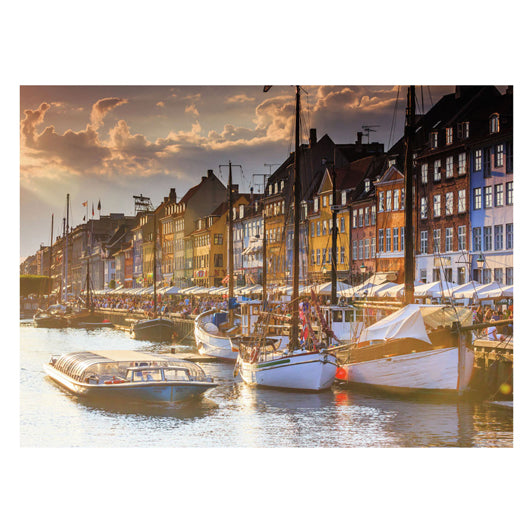 Ravensburger jigsaw puzzle Sonnenunt. in Copenhagen, 500st.