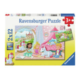 Ravensburger Jigsaw Puzzle Prince Princess, 2x12 st.