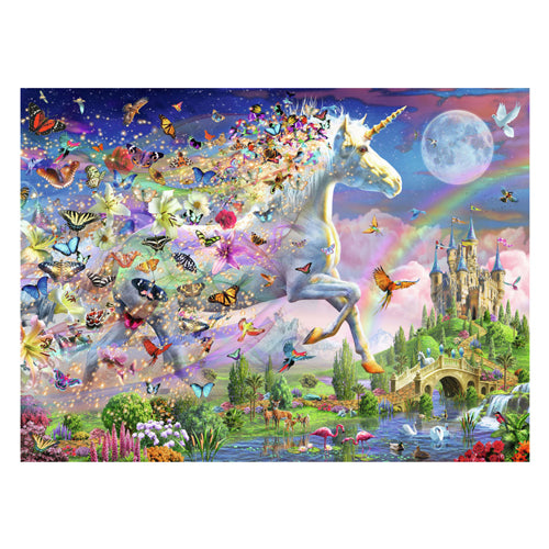 Ravensburger Legpuzzel XXL Fantasy Unicorn Star Line, 200st.