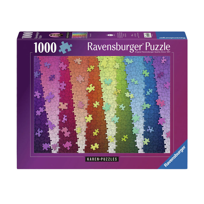 Ravensburger Jigsaw Puzzle Karen puster farge etter farge, 1000st.