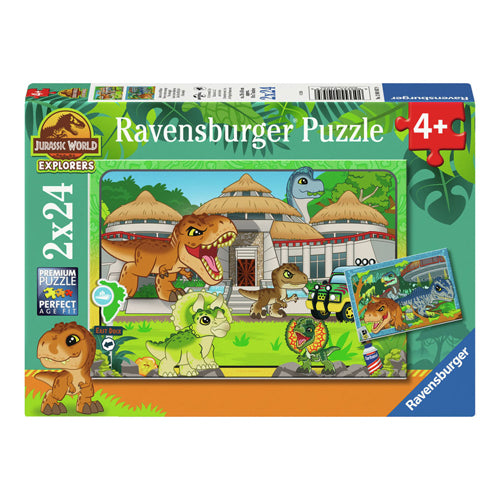 Ravensburger Legpuzzel Jurassic World Explorers, 2x24st.