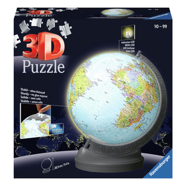 Ravensburger 3d Puzzle Earth z svetlobo, 540st.