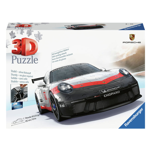 Ravensburger 3d Puzzle Porsche 911 GT3 CUP, 108st.