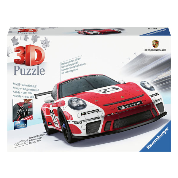 Ravensburger 3d Puzzle Porsche 911 GT3 Cup Salzburg Design, 108st.