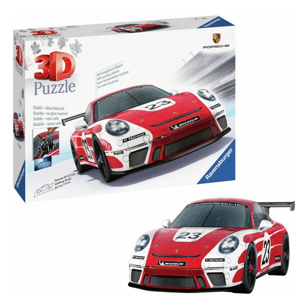 Ravensburger 3D Puzzle Porsche 911 GT3 Cup Salzburg Design, 108st.