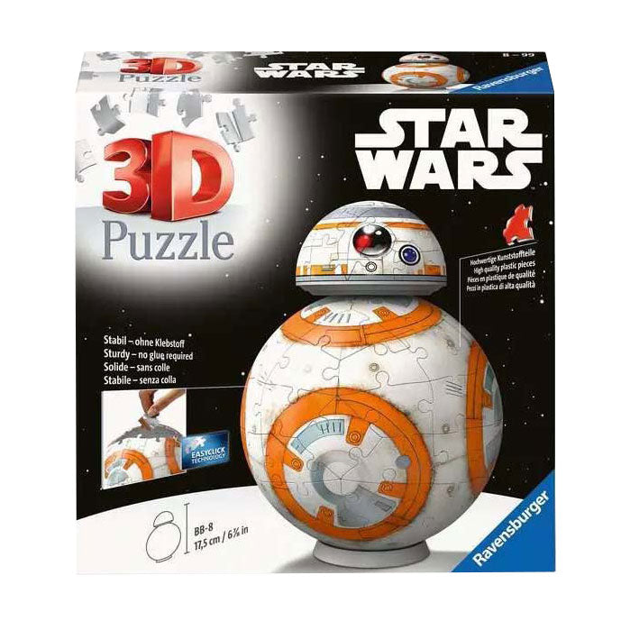 Ravensburger 3d Puzzle Star Wars BB-8, 99st.