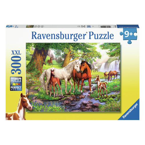 Ravensburger Jigsaw Puzzle XXL Wild Horses u řeky, 300st.