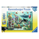 Ravensburger jigsaw puzzle XXL magic underwater world, 100th.