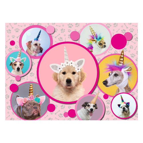 Ravensburger Jigsaw Puzzle xxl lindos perros de unicornio, 300 °.