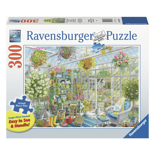 Ravensburger Jigsaw Puzzle Flowering Garden Greenhouse, 300st.