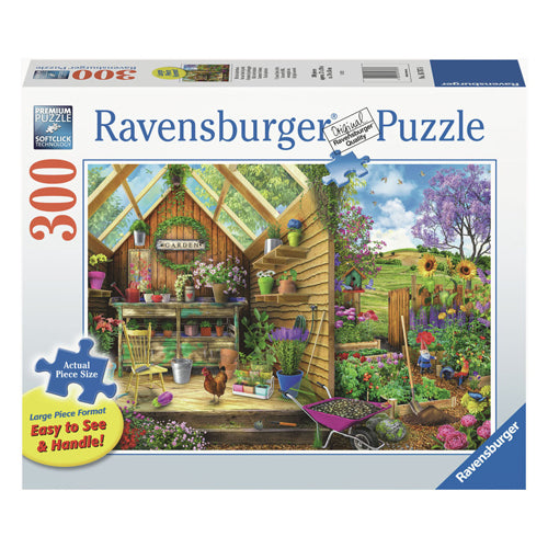 RAVENSBURGER JIGSAW puzzle nella casa del giardino, 300 °.