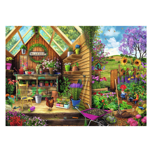 RAVENSBURGER JIGSAW puzzle nella casa del giardino, 300 °.