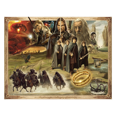 Puzzle Ravensburger Pán prsteňov spoločenstvo prsteňa - skladačka - 2000 dielikov