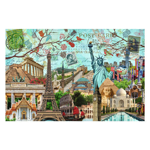 Ravensburger spielen Puzzle -Stadt -Collage, 5000st.