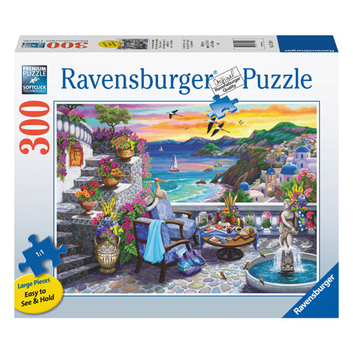 RAVENSBURGER puzzle puzzle Santorini Sunset, 300st.