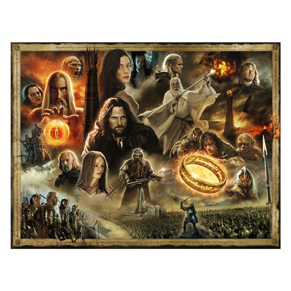 Ravensburger Jigsaw Lord of the Rings The Two Towers, 2000st.