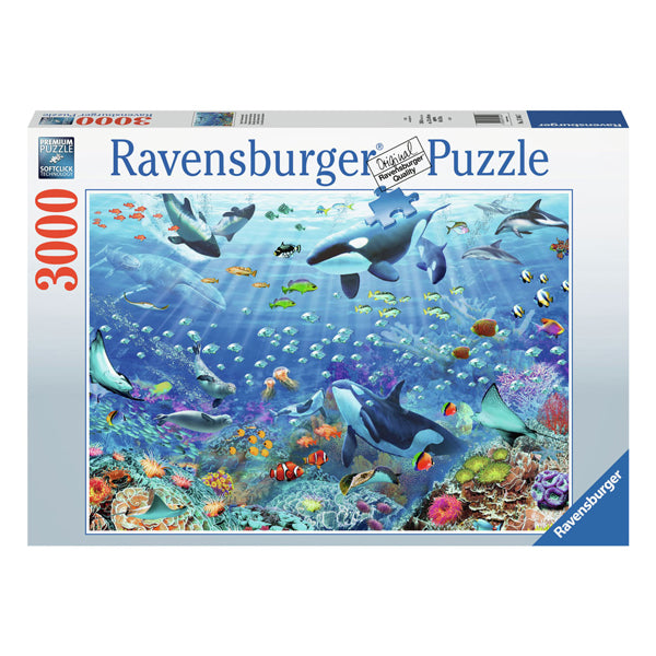 Ravensburger Jigsaw Puzzle kolorowy podwodny świat, 3000th.