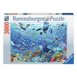 Ravensburger jigsaw puzzle Colorful underwater world, 3000th.