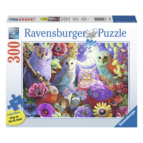 Ravensburger Legpuzzel Schitterende Nachtuilen, 300st.