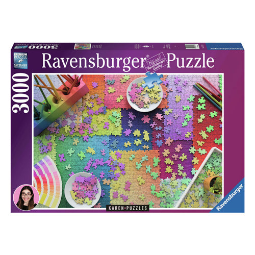 Ravensburger Jigsaw Puzzle Karen Rätsel auf Rätseln, 3000st.