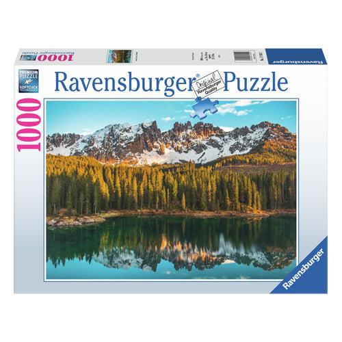 Ravensburger Jigsaw Puzzle Landscapes italianos Lago di Carezza, 1000.