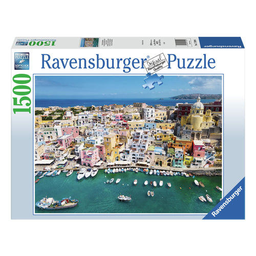 Ravensburger Jigsaw Puzzle Italienische Landschaften iSta Su Procida, 1500st.