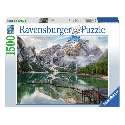 Ravensburger jigsaw puzzle Italian Landscapes Lake Braies, 1500st.