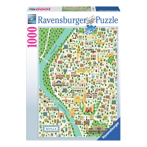 Ravensburger Jigsaw Folder lub Sewilla, 1000st.