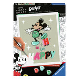 Ravensburger Creart peinture au numéro - h est pour Happy Mickey Mouse