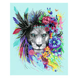 Ravensburger Creart Painting on Number Boho Lion