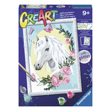 Ravensburger CreArt Schilderen op Nummer Unicorn Portrait