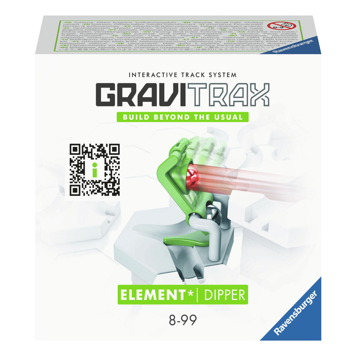 Ravensburger gravitrax knikkerbaan elemento dipper