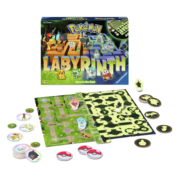 Ravensburger Pokémon Labirynt blask w ciemności