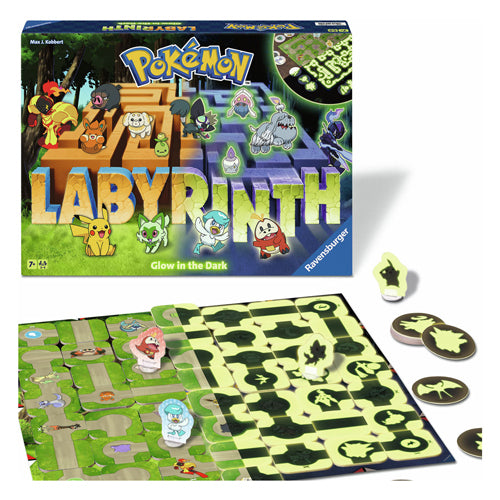 Ravensburger Pokémon Labyrinth glød i mørket