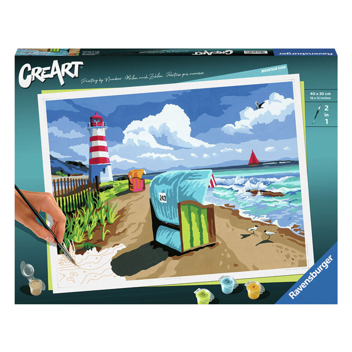 Ravensburger Creart Painting on Song Holiday on the Baltic Sea