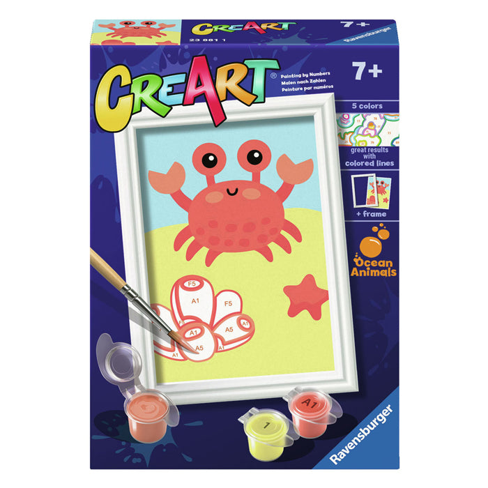 Ravensburger CreArt Schilderen op Nummer Trendy Crab