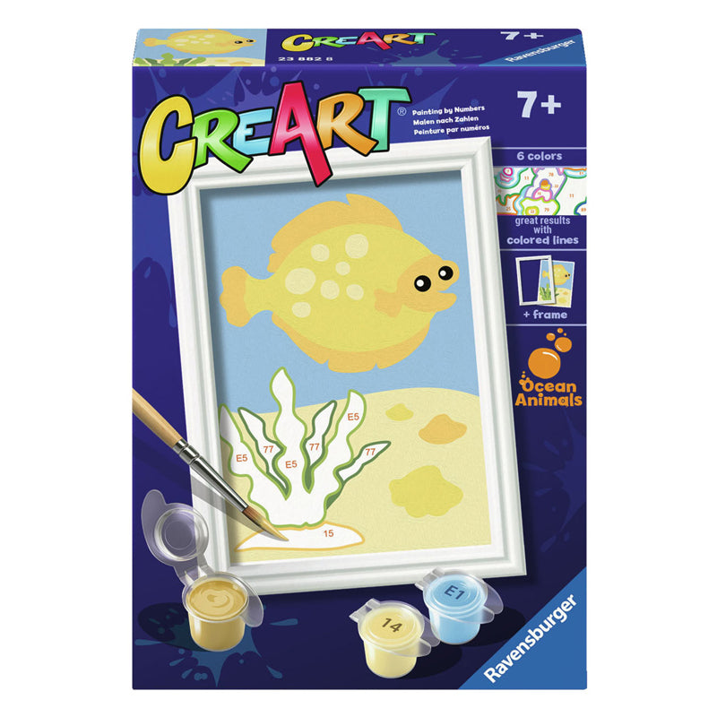 Ravensburger CreArt Schilderen op Nummer Trendy Fish